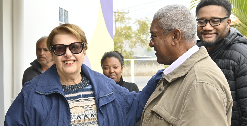 Portal de Not�cias PJF | Ap�s reforma, Cras Norte Santa Cruz � reaberto para a popula��o e recebe visita da prefeita Margarida Salom�o | SAS - 22/7/2025
