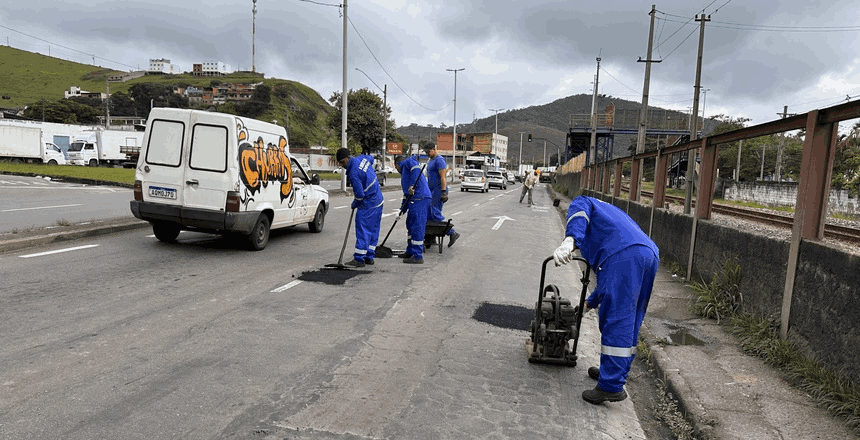 Portal de Noticias PJF | Com redu��o das chuvas, Empav refor�a a��es de recomposi��o asf�ltica em Juiz de Fora - EMPAV | 30/1/2026