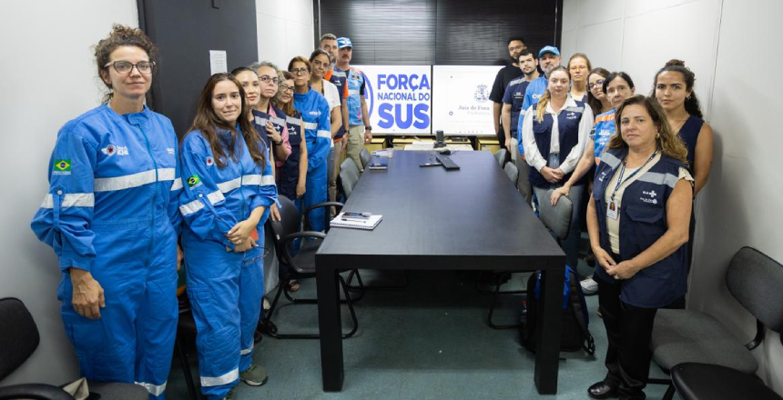 Portal de Not�cias PJF | SS e For�a Nacional do SUS instalam Comit� de Opera��es de Emerg�ncia e Sala de Situa��o da Sa�de na sede da PJF | SS - 27/2/2026