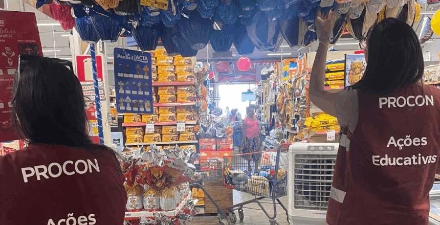 Portal de Not�cias PJF | Procon/JF monitora pre�os de produtos de P�scoa e orienta consumidores a comparar o custo-benef�cio dos chocolates | PROCON - 30/3/2026