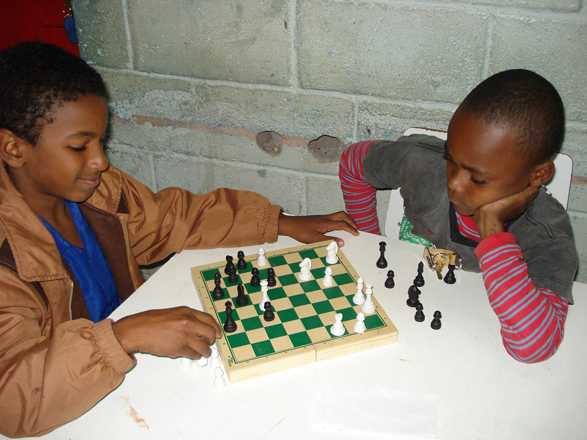 O jogo de xadrez e as crianças