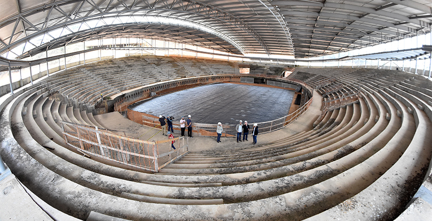 Portal de Not�cias PJF | Prefeita confere andamento de obras de Creche em Nova Benfica e do Gin�sio Municipal | PREFEITA - 21/7/2022