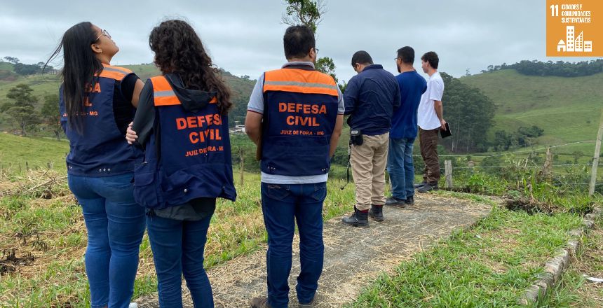 Portal de Not�cias PJF | Defesa Civil acompanha in�cio da constru��o da carta geot�cnica de Juiz de Fora | DEFESA CIVIL - 22/4/2024