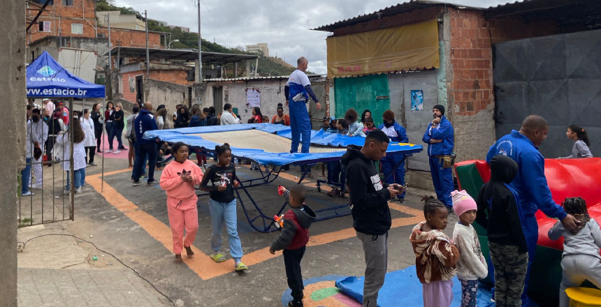 Portal de Notcias PJF | Rua de Brincar no bairro Dom Bosco rene mais de 300 pessoas neste domingo, 21 | SG - 22/8/2022
