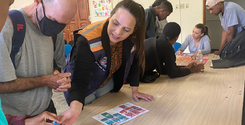 Portal de Not�cias PJF | Jogo de tabuleiro �Aprendendo com a Defesa Civil� � usado em a��o educativa | DEFESA CIVIL - 24/5/2023