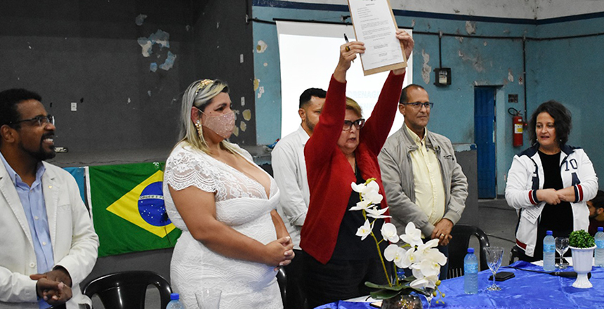 Portal de Not�cias PJF | Prefeita assina ordem de servi�o para dar in�cio �s obras da V�rzea de Benfica | PREFEITA - 21/4/2022