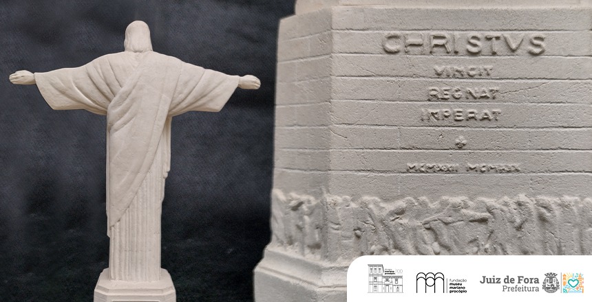 Portal de Notcias PJF | Mapro exibe maquete do Cristo Redentor doada por engenheiro que construiu o monumento | MUSEU MARIANO PROCPIO - 25/10/2021