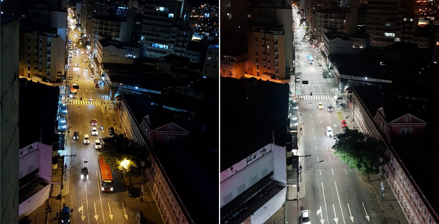 Portal de Notcias PJF | Prefeitura reestrutura iluminao pblica na Avenida Getlio Vargas | SO - 26/2/2021