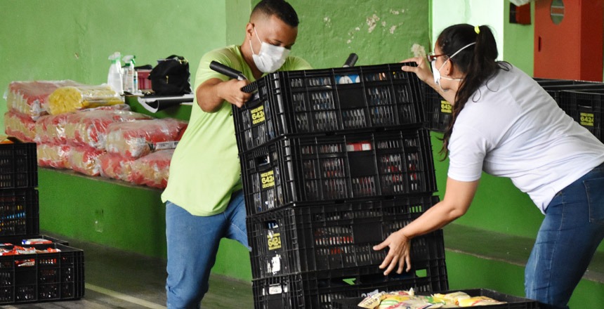 Portal de Notcias PJF | Juiz de Fora Solidria arrecada mais de 22 toneladas de alimentos e materiais de higiene | SEDH - 26/4/2021