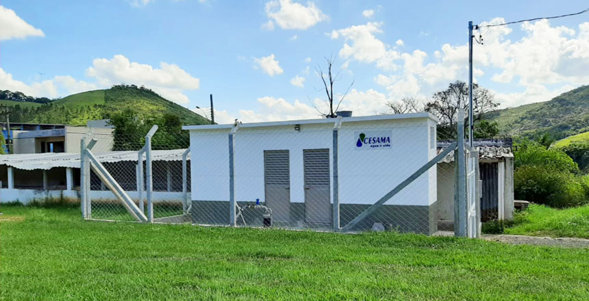 Portal de Notcias PJF | Distrito de Humait recebe novo sistema de abastecimento de gua | CESAMA - 27/5/2020