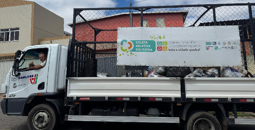 Portal de Not�cias PJF | Juiz de Fora � a cidade mineira com maior oferta de coleta seletiva | DEMLURB - 27/11/2024