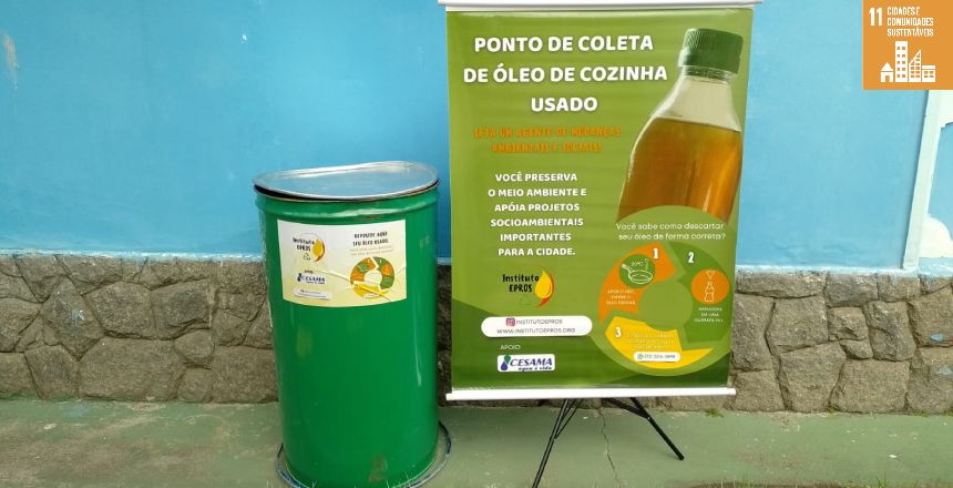 Portal de Notícias PJF | Cesama e Instituto Epros visitam escola em projeto de reciclagem de óleos comestíveis | CESAMA - 28/11/2023