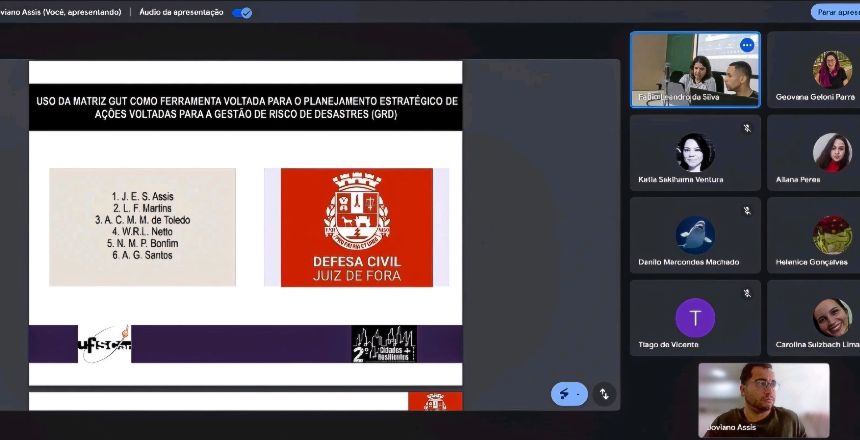 Portal de Not�cias PJF | Artigo da Defesa Civil sobre planejamento estrat�gico ser� publicado em revista cient�fica | DEFESA CIVIL - 30/10/2024
