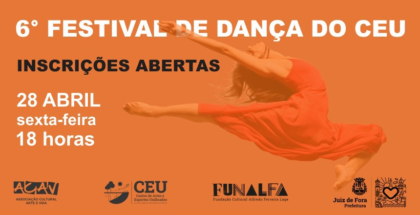 Portal de Notícias PJF | Prefeitura abre inscrições para o 6º Festival de Dança do CEU | FUNALFA - 31/3/2023