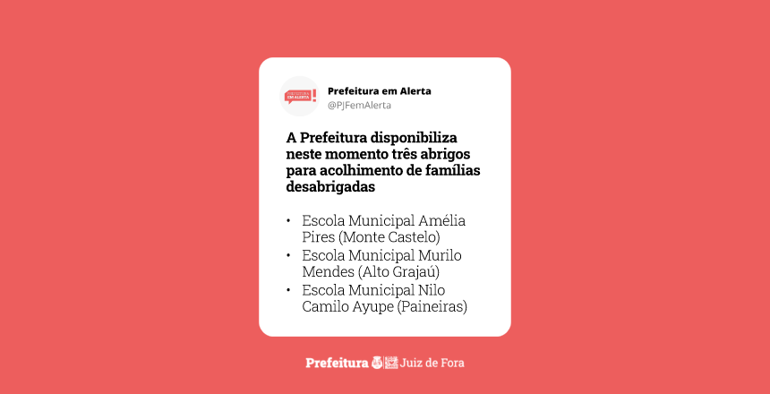 Portal de Not�cias PJF | Prefeitura re�ne for�as para minimizar os danos das chuvas na cidade | PREFEITURA - 24/2/2026