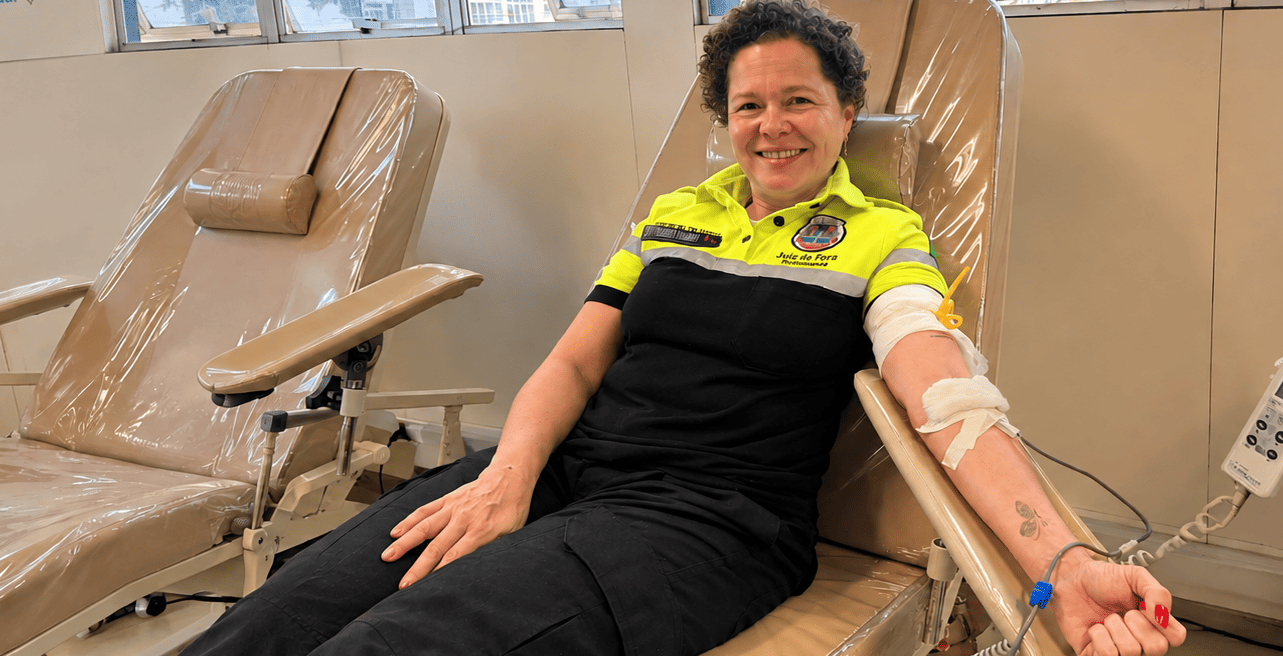 Portal de Not&iacute;cias PJF | Agentes pela Vida: Agentes de Transporte e Tr�nsito se unem em campanha pela doa��o de sangue - SMU | 22/9/2026