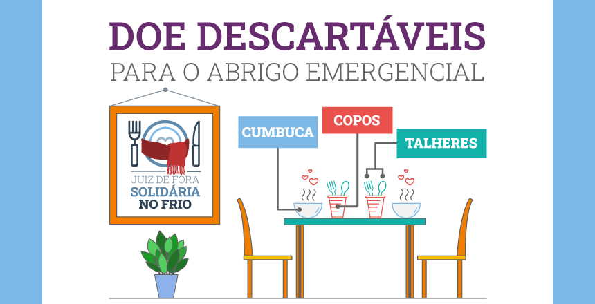 Portal de Not�cias PJF | �Juiz de Fora Solid�ria no Frio� arrecada doa��es para abrigo emergencial | SEDH - 6/7/2021