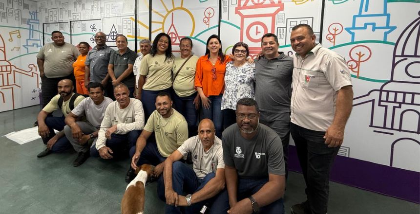 Portal de Not�cias PJF | Servidores do Operacional do Demlurb visitam salas de situa��o do Boniteza e da Defesa Civil | DEMLURB - 17/10/2025