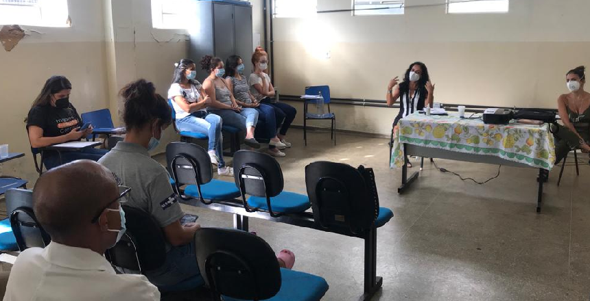 Portal de Not�cias PJF | SEDH e Casa da Mulher participam de roda de conversa sobre viol�ncia de g�nero na UBS Furtado de Menezes | SEDH - 11/3/2022