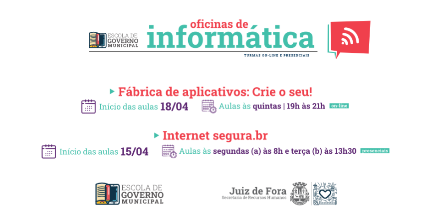 Portal de Notícias PJF | Escola de Governo abre inscri��es para cursos de inform�tica para servidores - SRH | 1/4/2024