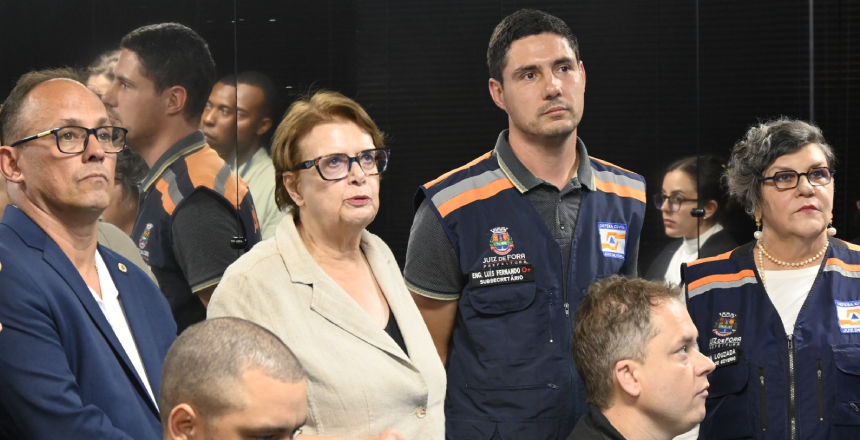 Portal de Not�cias PJF | Prefeitura de Juiz de Fora inaugura nova Sala de Situa��o | PREFEITA - 26/6/2024