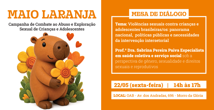 Portal de Not�cias PJF | CMDCA promove mesa de di�logos sobre preven��o e prote��o contra a viol�ncia sexual de crian�as e adolescentes | SEDH - 15/5/2026