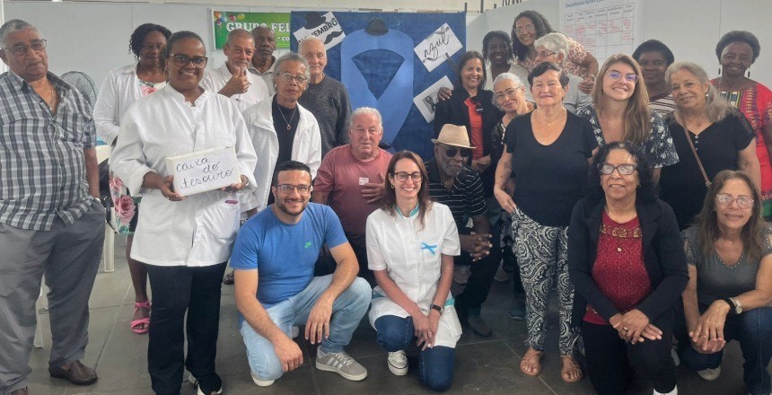 Portal de Not�cias PJF | Cras Sudeste Costa Carvalho promove roda de conversa sobre preven��o ao c�ncer de pr�stata com grupo de idosos | SAS - 28/11/2025