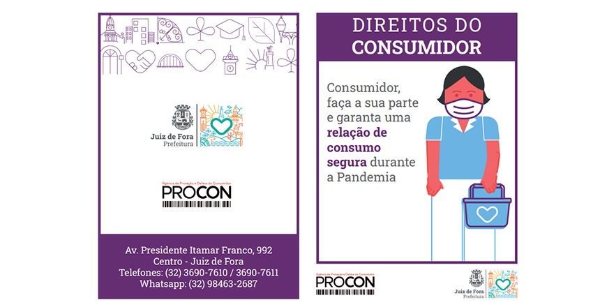 Portal de Notícias PJF | Procon divulga cartilha sobre consumo seguro durante pandemia  | PROCON - 15/3/2021