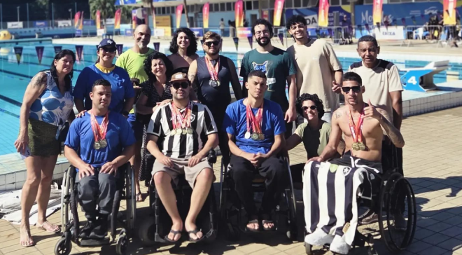 Portal de Not�cias PJF | Equipe de Nata��o Paradesportiva da SEL/UFJF conquista 18 medalhas no Meeting Loterias Caixa | SEL - 5/8/2026