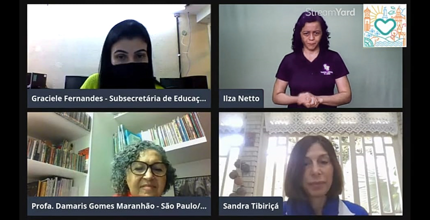 Portal de Not�cias PJF | SE realiza live para forma��o dos profissionais de alimenta��o escolar e limpeza | SE - 12/8/2021