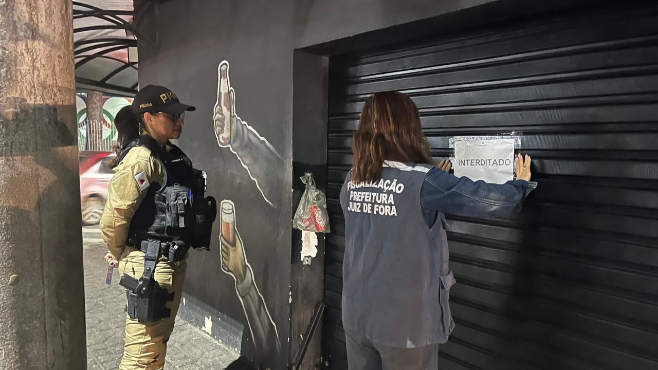 Portal de Not�cias PJF | Fiscaliza��o interdita bar na Avenida Brasil por reincid�ncia de infra��es | SEDUPP - 24/7/2026
