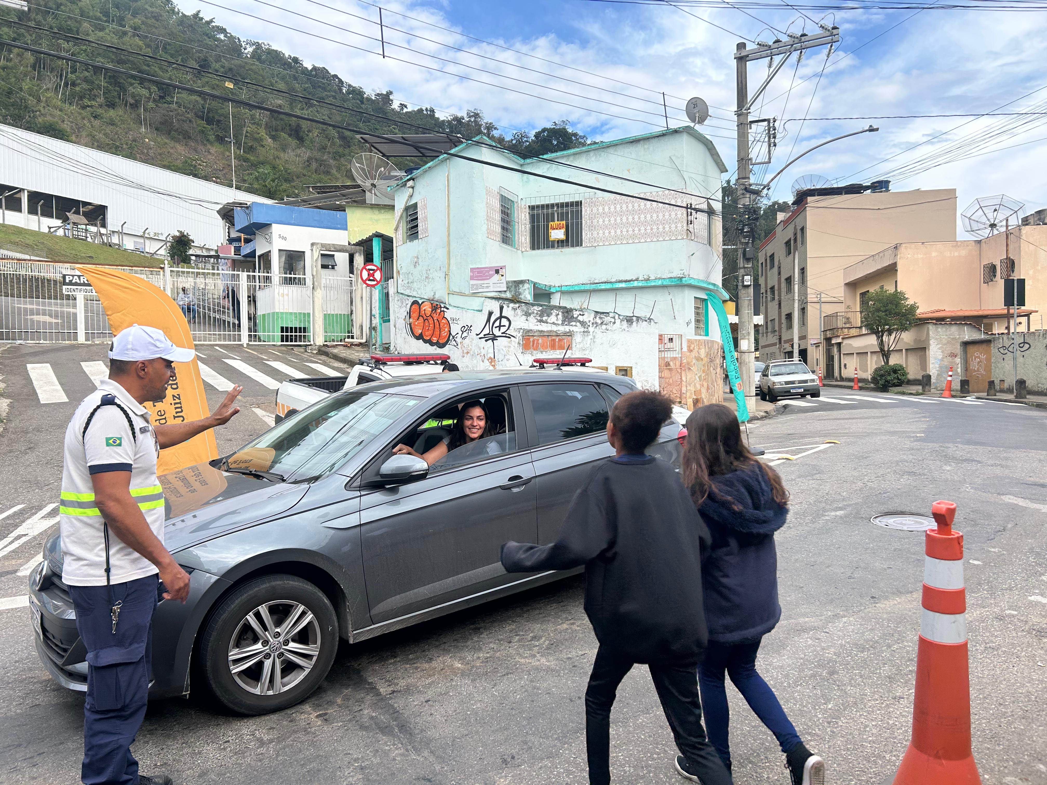 Blitz Educativa com alunos do Col�gio de Aplica��o Jo�o XXIII